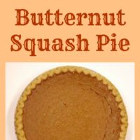 Butternut Squash Pie