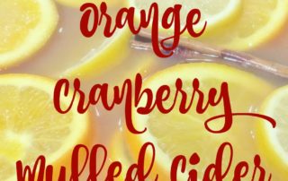 Orange Cranberry Mulled Cider