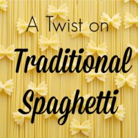 A Twist on Traditional Spaghetti