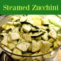 Steamed Zucchini