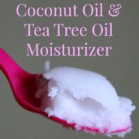 Coconut Oil Tea Tree Oil Moisturizer