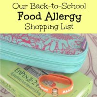 Food Allergy Shopping List