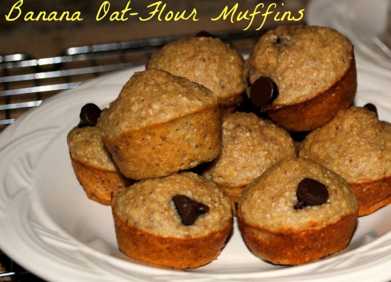 Easy Banana Oat Flour Muffins A Nation of Moms
