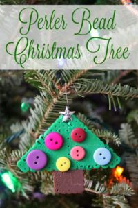 Perler Bead Christmas Tree Ornament
