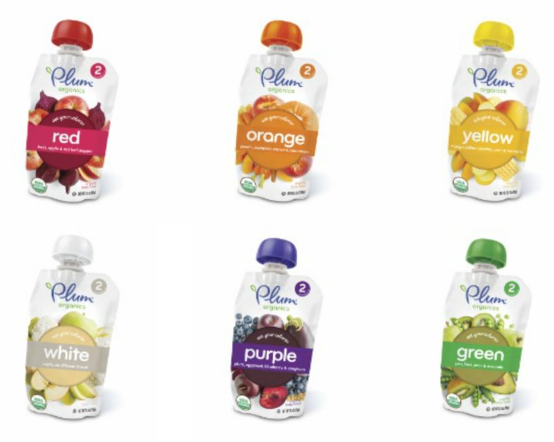 Plum Organics New "Eat Your Colors" Baby Food Pouches A Nation of Moms