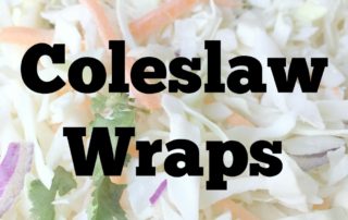Coleslaw wraps
