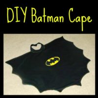 DIY Batman Cape