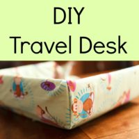DIY Travel Desk