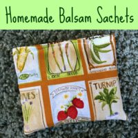 Homemade Balsam Sachets