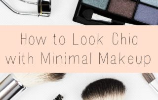 How to look chic with minimal makeup