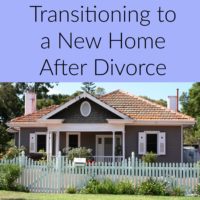 Transitioning to a new home after divorce