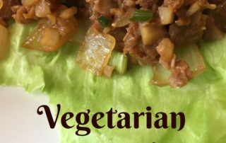 Vegetarian lettuce wraps