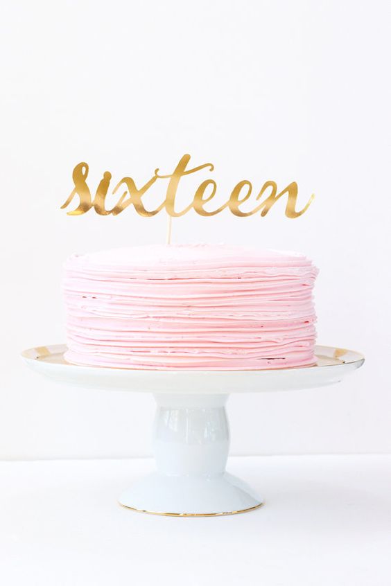 5 Sweet Sixteen Cake Ideas