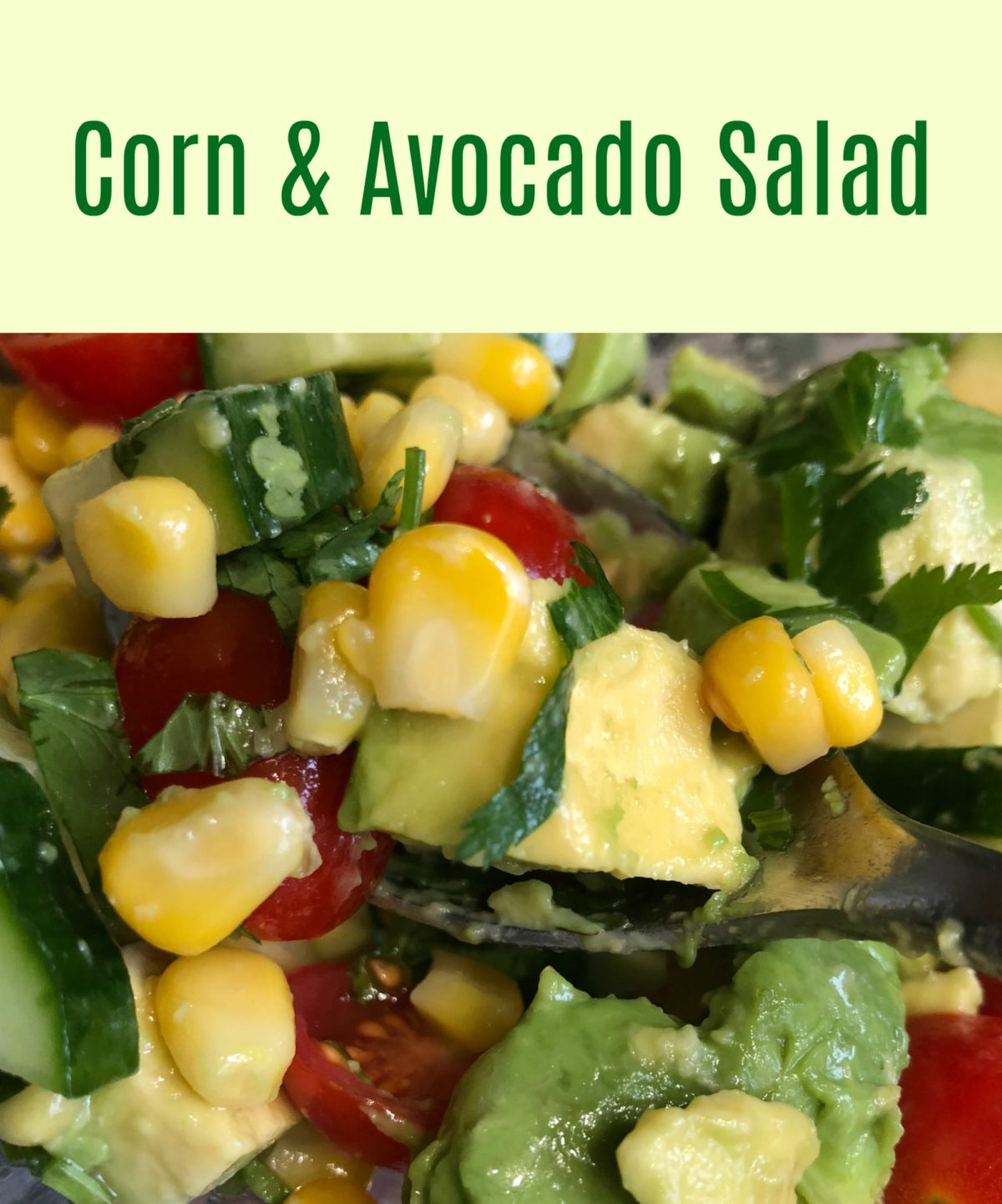 Corn & Avocado Salad