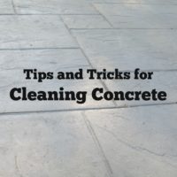 Tips and Tricks for Cleaning Concrete