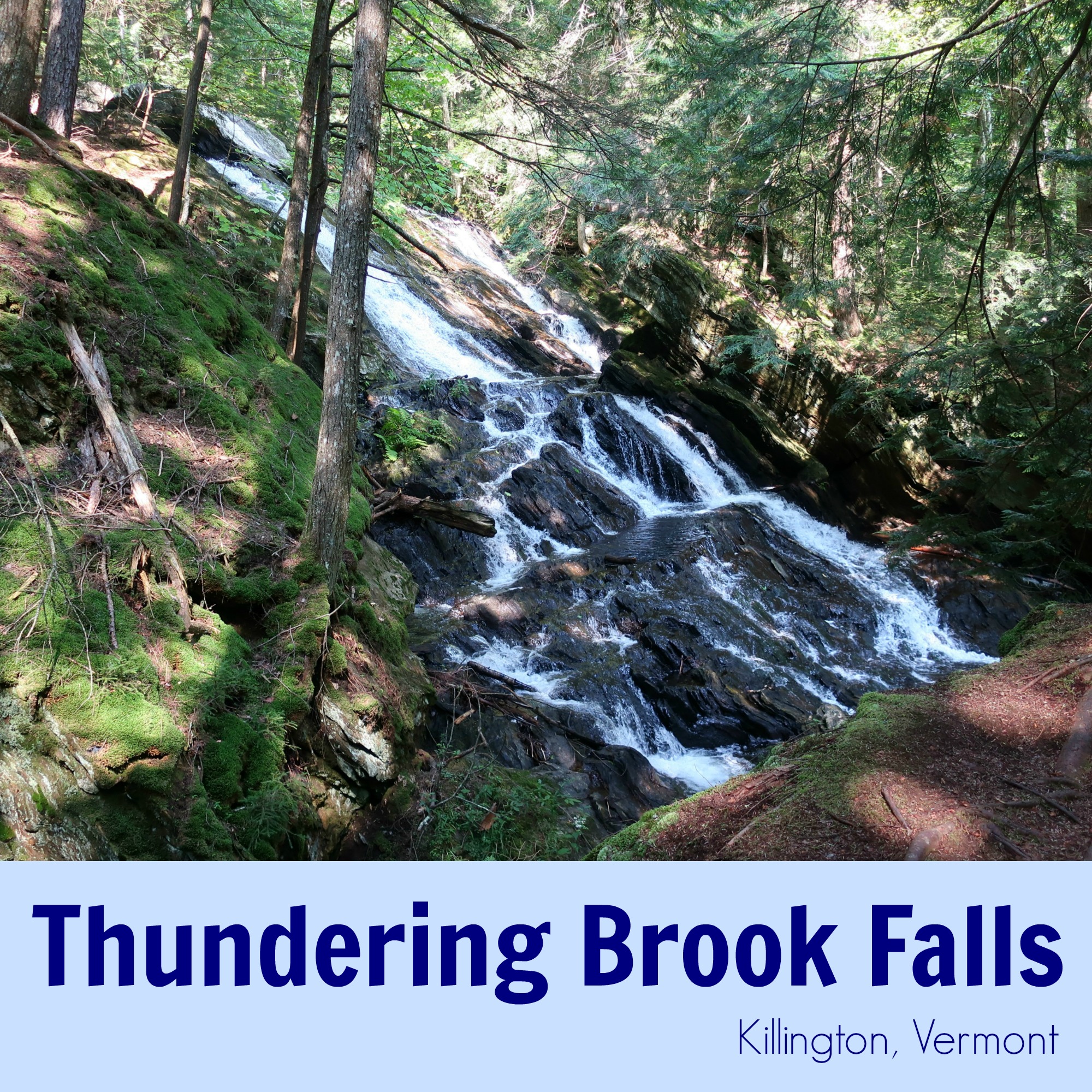 Thundering Brook Falls, Killington, Vermont