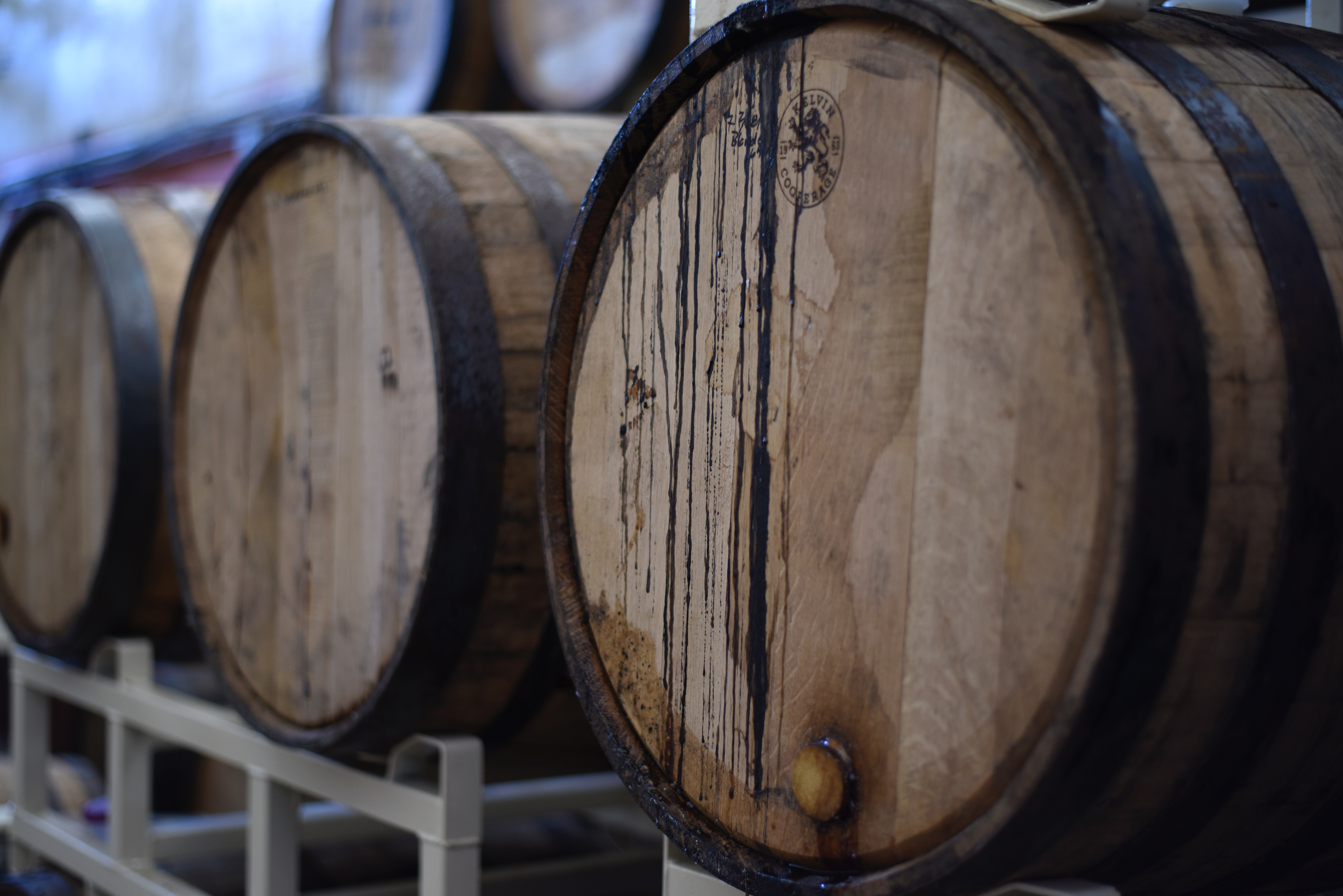 wine barrels