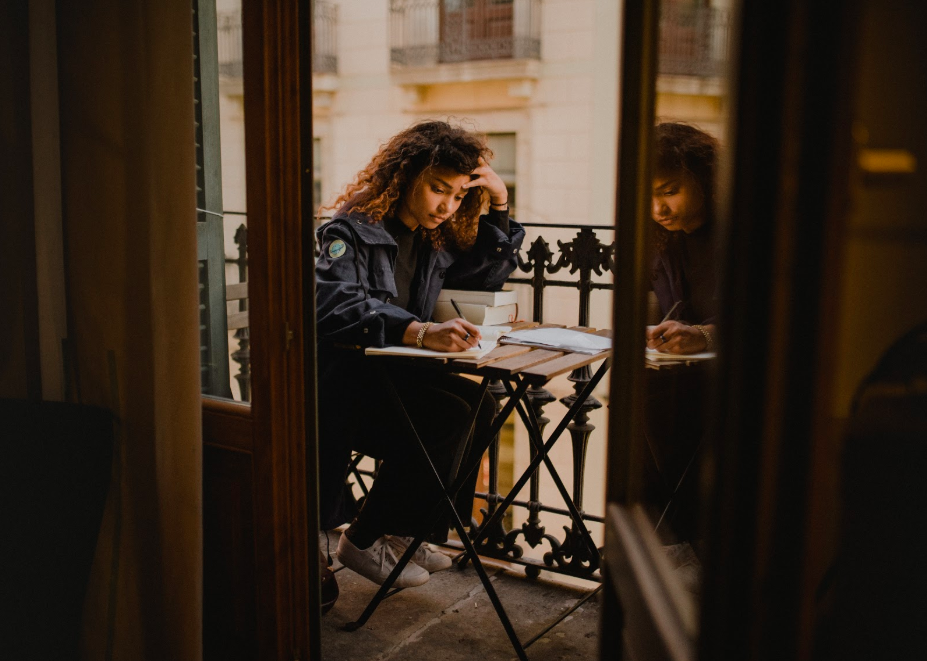 Student Studying