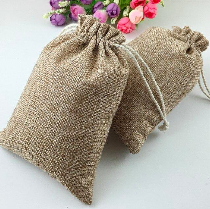 Small jute bags.