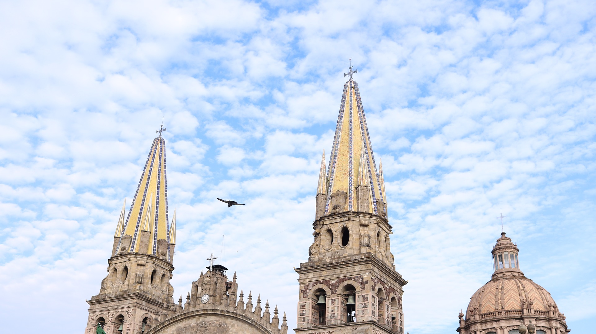 Churches in Guadalajara, Mexico.