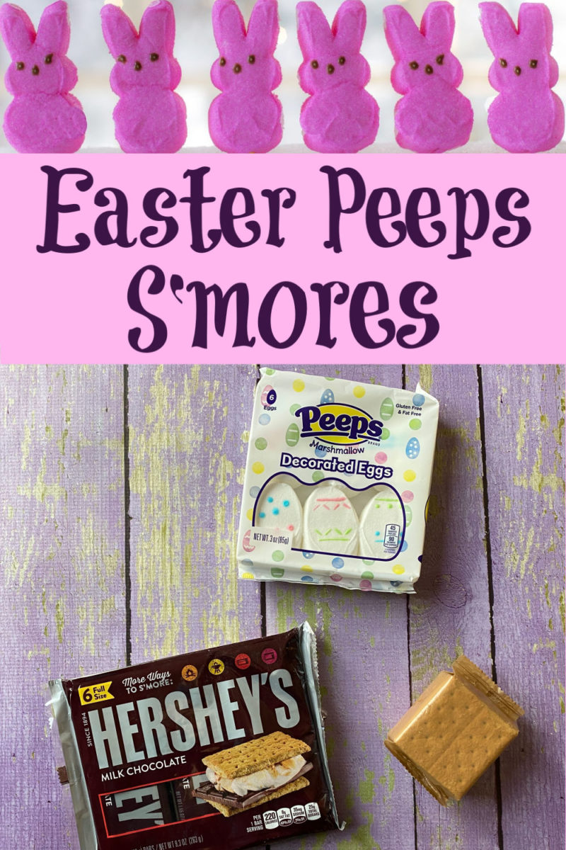Easter Peeps S'mores - A Nation of Moms