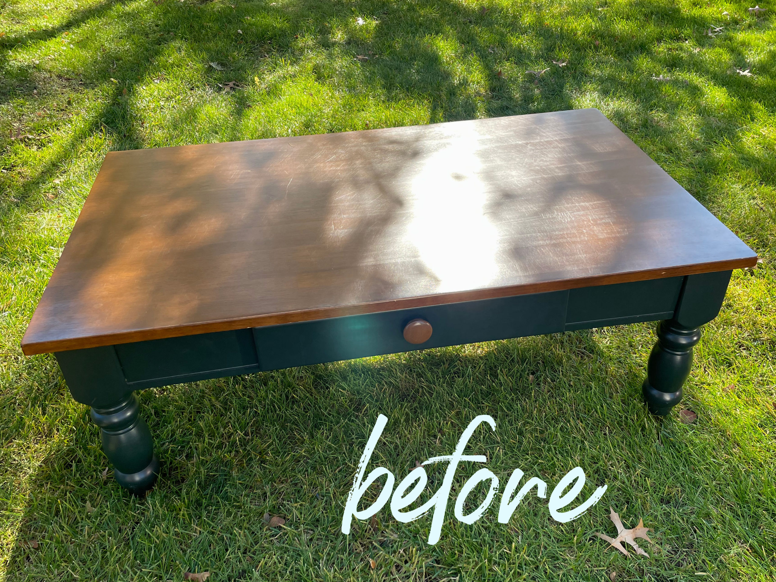 Farmhouse Coffee Table Makeover A Nation of Moms