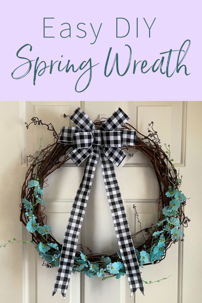 DIY Spring Wreath - A Nation of Moms