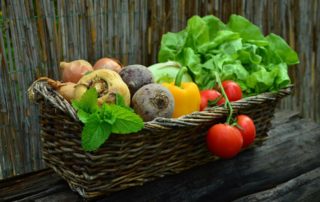 Basket of vegetables
